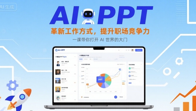 AI+PPT：革新工作方式，提升职场竞争力，一课带你打开 AI 世界的大门|学课链网创