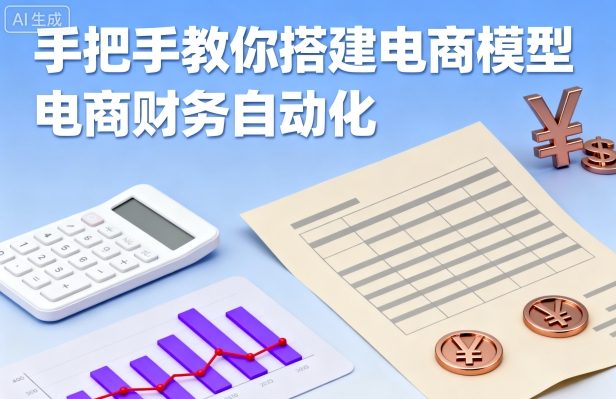 手把手教你搭建电商模型-电商财务自动化|学课链网创