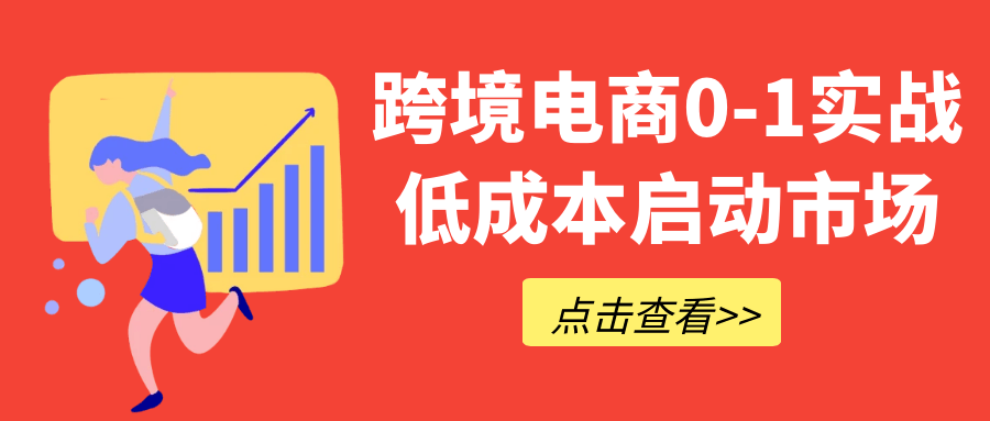 跨境电商0-1实战低成本启动市场|学课链网创