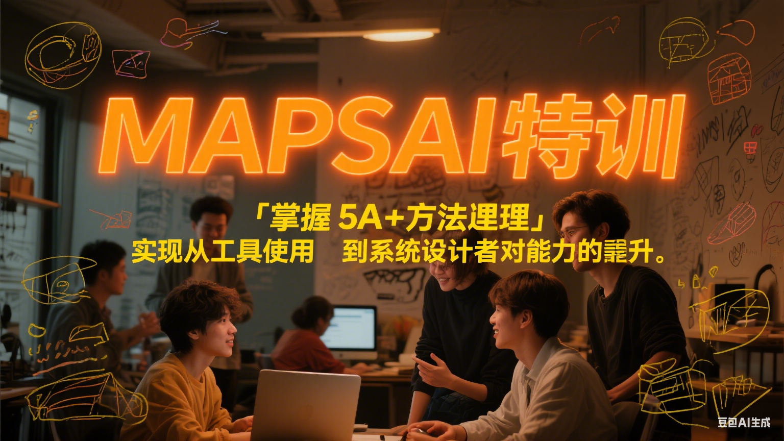 MAPSAI 特训，掌握 5A + 方法论，实现从工具使用者到系统设计者的能力跃升|学课链网创