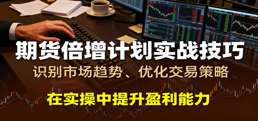 期货倍增计划实战技巧:识别市场趋势、优化交易策略,在实操中提升盈利能力|学课链网创