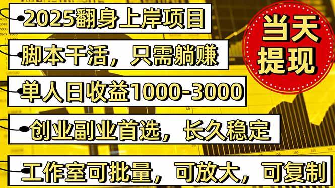 （16225期）稳定八年美金掘金2.0脚本干活，只需躺赚。单人日收益1000-3000可批量、…|学课链网创