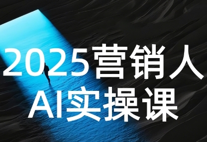 2025营销人Al实操课，AI营销抢跑实战，从Prompt到方案，效率碾压同行|学课链网创