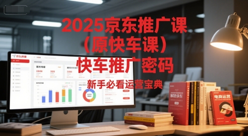 2025京东推广课（原快车课）解锁京东快车推广密码，新手必看运营宝典|学课链网创