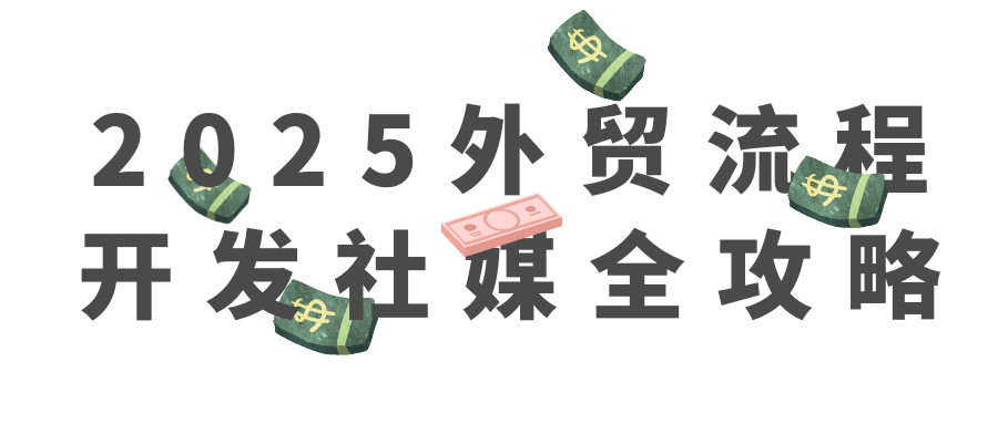 2025外贸流程开发社媒全攻略|学课链网创