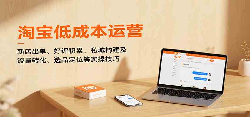 淘宝低成本运营,新店出单、好评积累、私域构建及流量转化、选品定位等(更新9月)|学课链网创