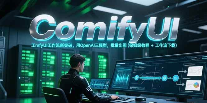 ComfyUI工作流新突破，用OpenAI三模型，批量出图(保姆级教程+工作流下载)|学课链网创