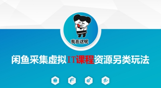 闲鱼采集虚拟IT课程资源另类玩法，干货满满|学课链网创
