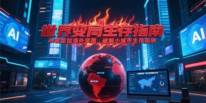 （15220期）付费文章《世界变局生存指南，AI转型加海外突围，破解小城市生存陷阱》|学课链网创