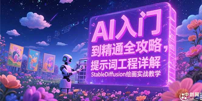 （15181期）AI入门到精通全攻略，提示词工程详解，StableDiffusion绘画实战教学|学课链网创